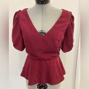 Francesca’s Mi Ami - Peplum Top